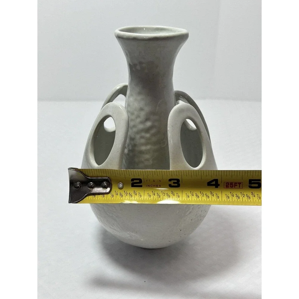 Off White Artisan Ceramic‎ Vase - Handmade Art Pottery